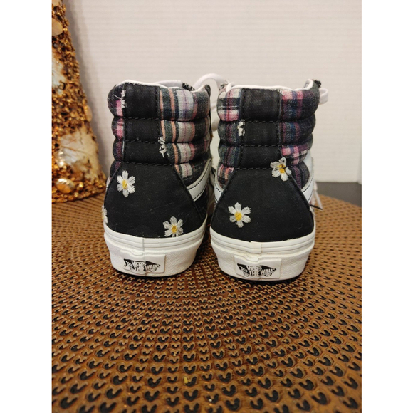 VANS Sk8 Hi Floral Plaid Size 5.5 - Picture 5 of 6